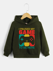 BOYS CASUAL PULLOVER HOODIE - LONG SLEEVE