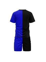 Grimace Pattern Print Men's 2 Pieces Outfits Short Sleeve T Shirt And Drawstring