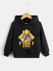 Game Console Pattern Kid's Hoodie Long Sleeve Top Boy's Clothes