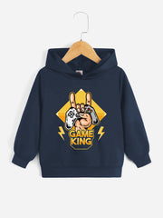 Game Console Pattern Kid's Hoodie Long Sleeve Top Boy's Clothes