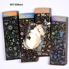 4pcs 3D Stickers DIY Materials Decorative Stickers