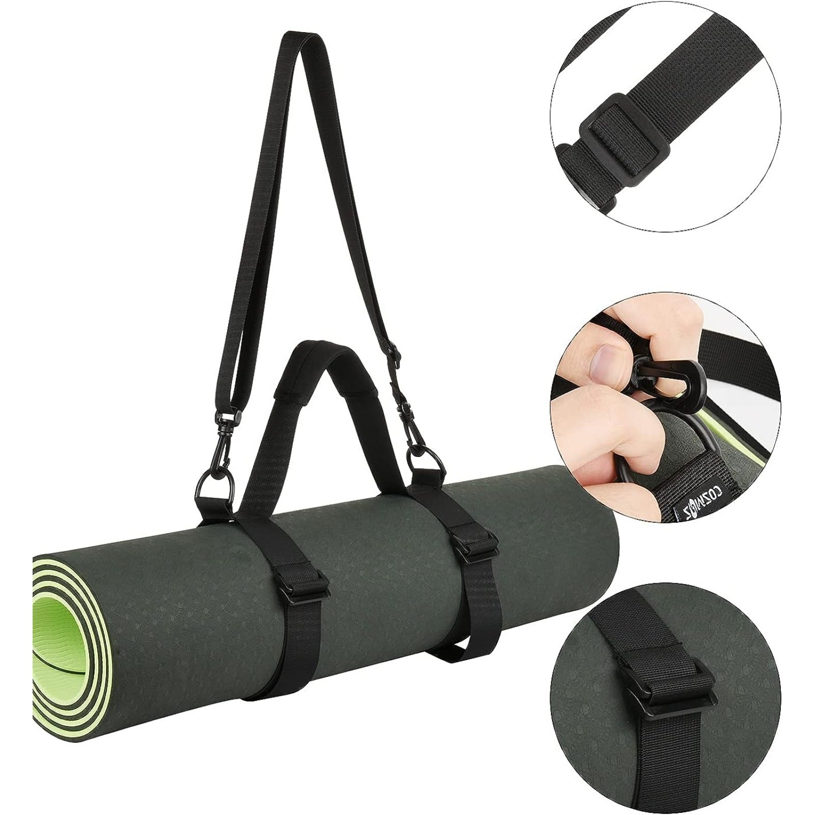 Portable Yoga Mat Storage Strap Adjustable Sling Handle