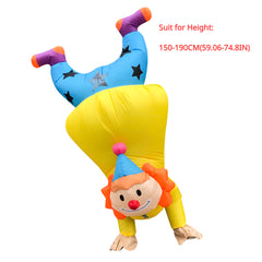 Handstand Clown Inflatable Costume for Adult Men Women Halloween Cosplay