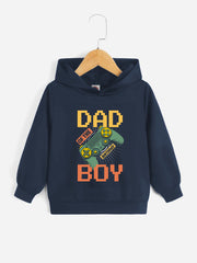 Boys Gamepad Print Hoodies Spring Fall Kids Sweatshirt