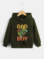 Boys Gamepad Print Hoodies Spring Fall Kids Sweatshirt