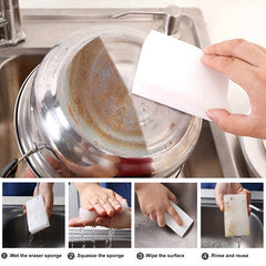 10pcs Magic Cleaning Sponges Eraser Melamine Sponge Foam Pads