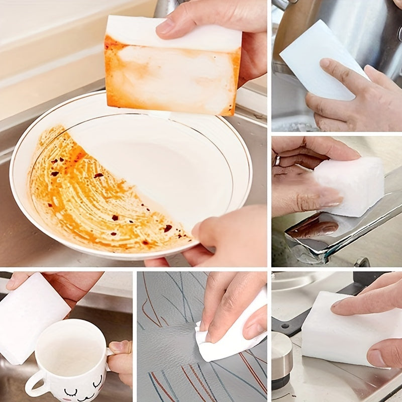 10pcs Magic Cleaning Sponges Eraser Melamine Sponge Foam Pads