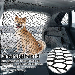 Car Dog Barrier Net Durable Safety Reusable Foldable Fence
