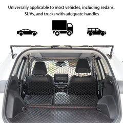 Car Dog Barrier Net Durable Safety Reusable Foldable Fence