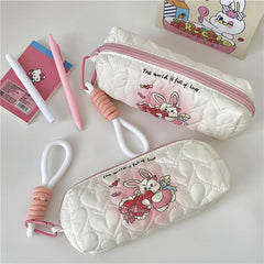 Dog Pattern Makeup Bag Zipper Roomy Cosmetic Accessories Organizer