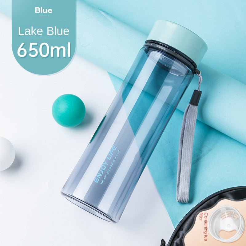 Portable Plastic Water Cup Outdoor Sports With Rope