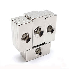 8pcs 20x10x3mm NdFeB Rare Earth Magnets for LED Lamp, Square Punch