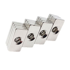 8pcs 20x10x3mm NdFeB Rare Earth Magnets for LED Lamp, Square Punch