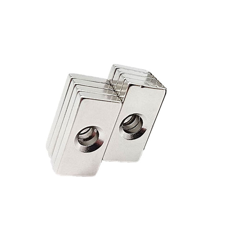 8pcs 20x10x3mm NdFeB Rare Earth Magnets for LED Lamp, Square Punch