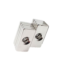 8pcs 20x10x3mm NdFeB Rare Earth Magnets for LED Lamp, Square Punch