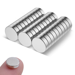 30pcs Strong Neodymium Magnets 7X2mm Round Magnets for Whiteboard Fridge Home