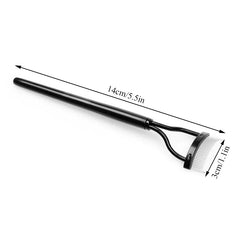 Eyelash Curler & Separator Metal Brush Comb