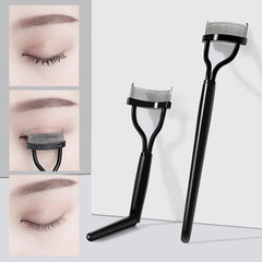 Eyelash Curler & Separator Metal Brush Comb
