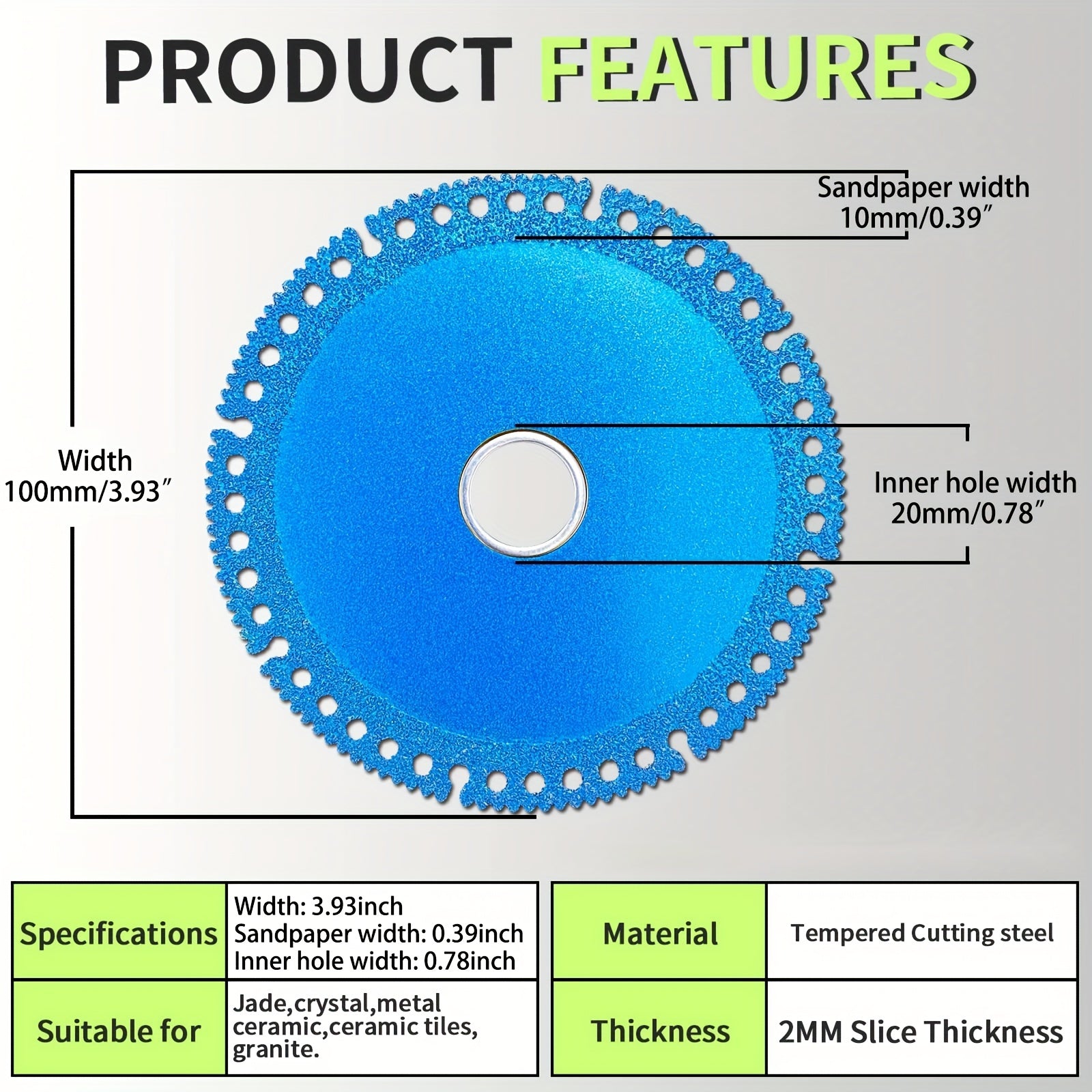 Diamond Cutting Wheel Unbreakable Disc Cut Everything in Seconds