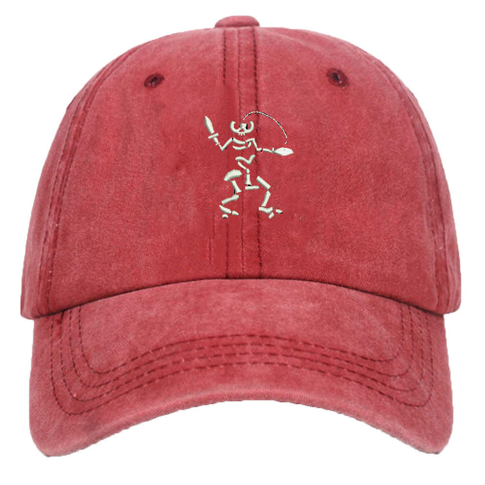 Retro Embroidery Sunscreen Peaked Hat
