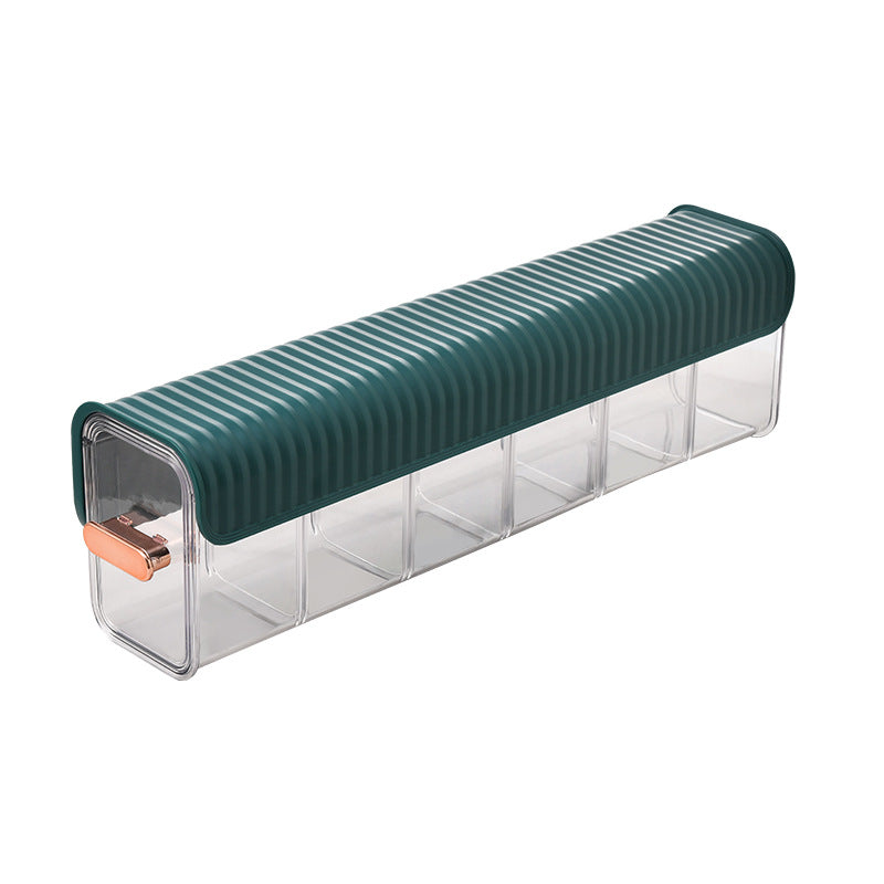 Fridge Drawers Pull Out Organizer Bin Storage Boxes Adjustable Compartment
