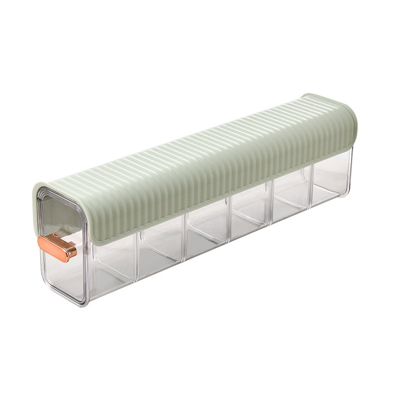 Fridge Drawers Pull Out Organizer Bin Storage Boxes Adjustable Compartment