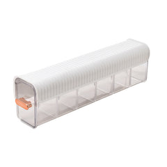 Fridge Drawers Pull Out Organizer Bin Storage Boxes Adjustable Compartment