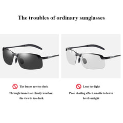 Polarized Chameleon Frame Changing Driver Glasses
