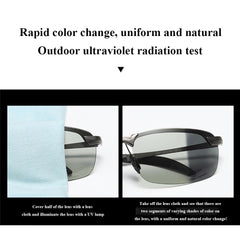 Polarized Chameleon Frame Changing Driver Glasses