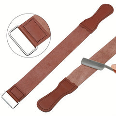 Leather Razor Strop Double Sided Sharpening Belt - Straight Razors