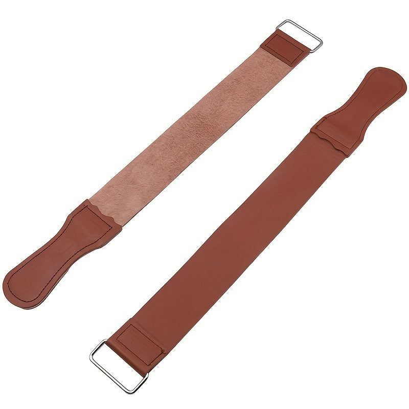 Leather Razor Strop Double Sided Sharpening Belt - Straight Razors