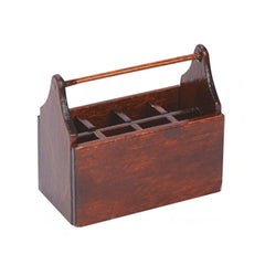 Mini Toolbox With 8pcs Tools Wooden Dolls House Accessories