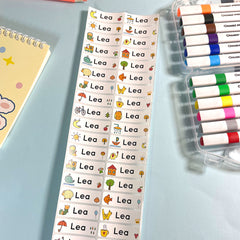Personal Name Stickers Waterproof Custom Stickers For Daycare Scrapbook