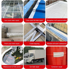 Aluminum Foil Butyl Rubber Tape Strong Self Adhesive Seal Waterproof