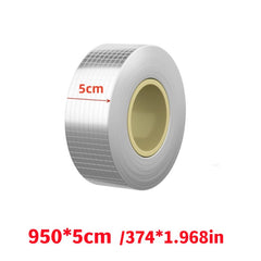 Aluminum Foil Butyl Rubber Tape Strong Self Adhesive Seal Waterproof