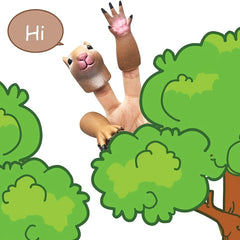Squirrel Finger Puppet Toy for Kids Birthday Party Cosplay