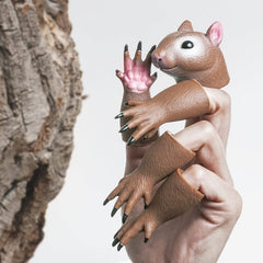 Squirrel Finger Puppet Toy for Kids Birthday Party Cosplay