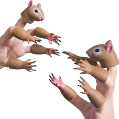 Squirrel Finger Puppet Toy for Kids Birthday Party Cosplay
