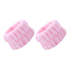2pcs Face Wash Wristbands Soft Bath Wrist Band Sweat absorbent Towel Wristband