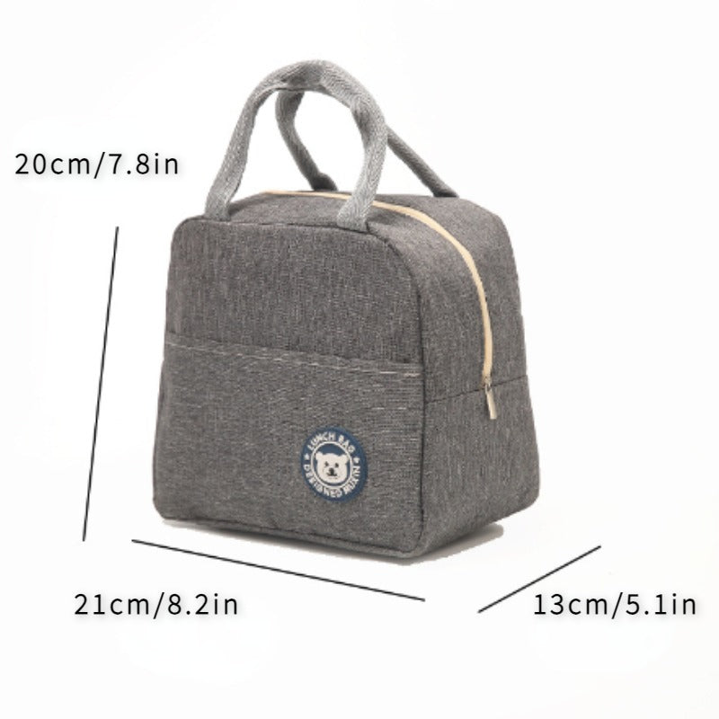 Aluminum Foil Insulated Lunch Bag with Large Capacity for Outdoor