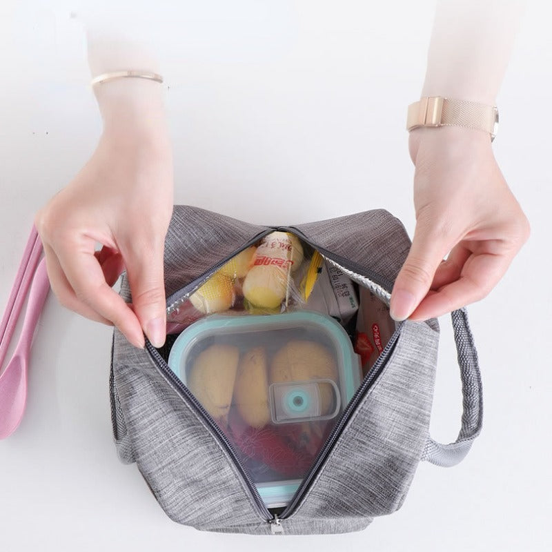 Aluminum Foil Insulated Lunch Bag with Large Capacity for Outdoor