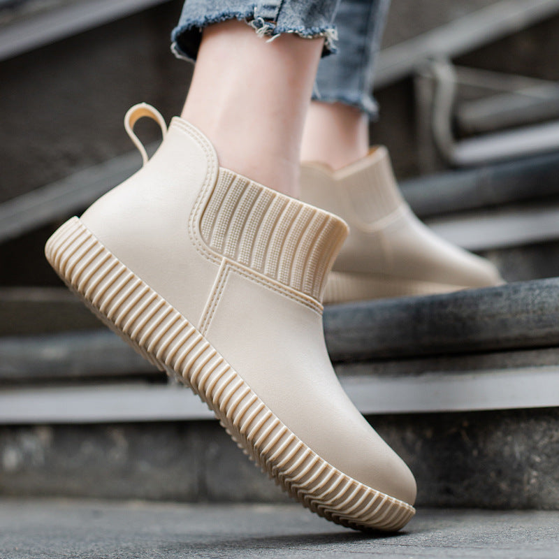 Waterproof Lightweight Ankle Rain Boots