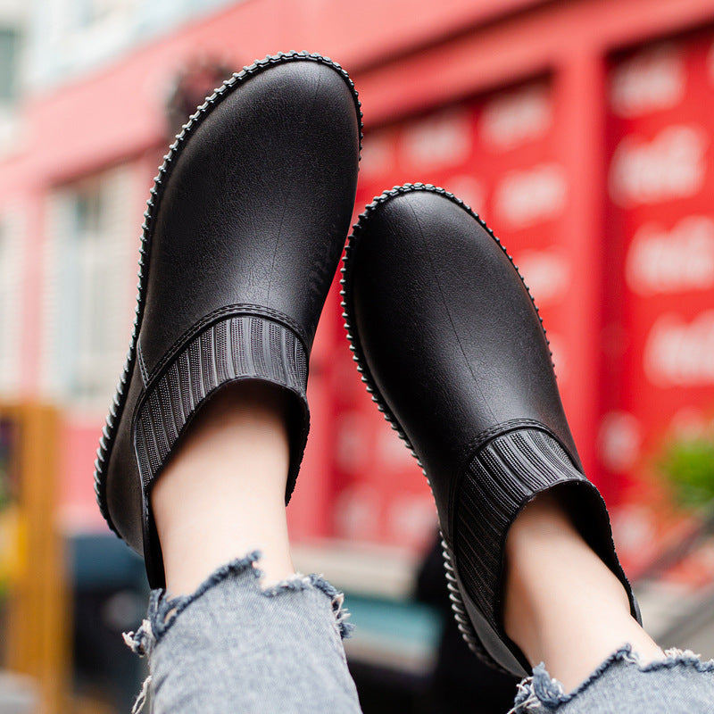 Waterproof Lightweight Ankle Rain Boots