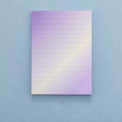 Purple Gradient Tearable Note Pad Non sticky Plan Message Memo Sticky Note Paper