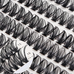 280pcs D Curl Eyelash Extension Kit 30D 40D 9 15mm Mix Lash Clusters