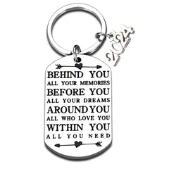 Graduates Inspirational Keychain Pendant Graduation Gift