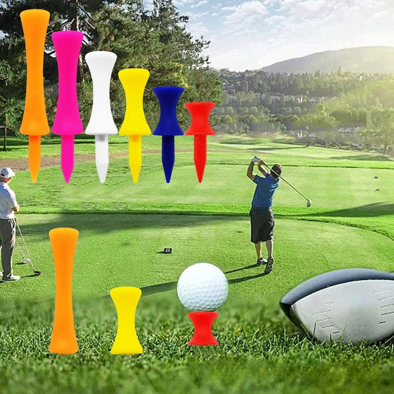 10 Pcs Durable Plastic Golf Tees Outdoor Ball Holders Training Tools