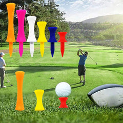 10 Pcs Durable Plastic Golf Tees Outdoor Ball Holders Training Tools