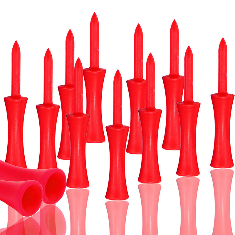 10 Pcs Durable Plastic Golf Tees Outdoor Ball Holders Training Tools