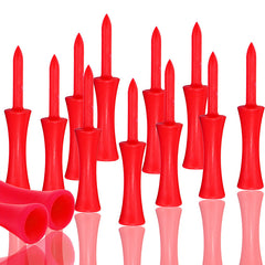 10 Pcs Durable Plastic Golf Tees Outdoor Ball Holders Training Tools